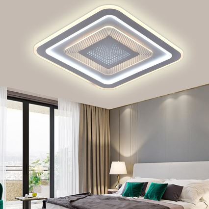 Iluminação de teto LED com regulação LED/105W/230V 3000-6500K + controlo remoto