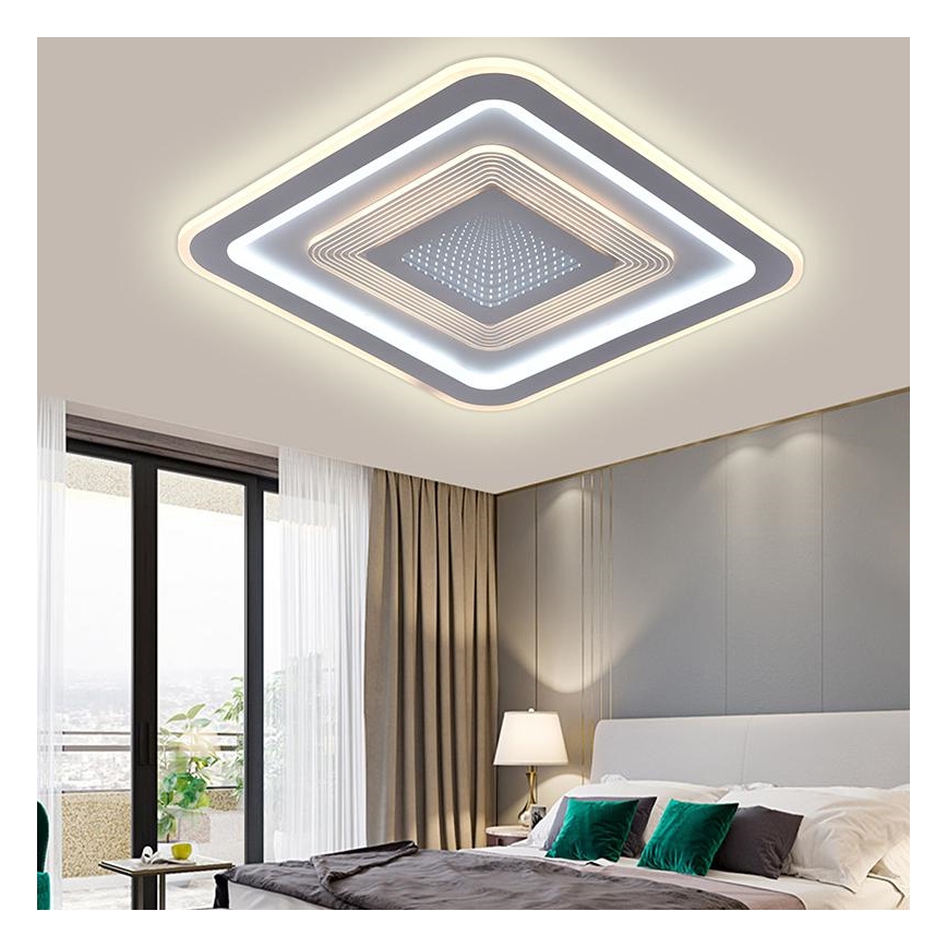 Iluminação de teto LED com regulação LED/105W/230V 3000-6500K + controlo remoto