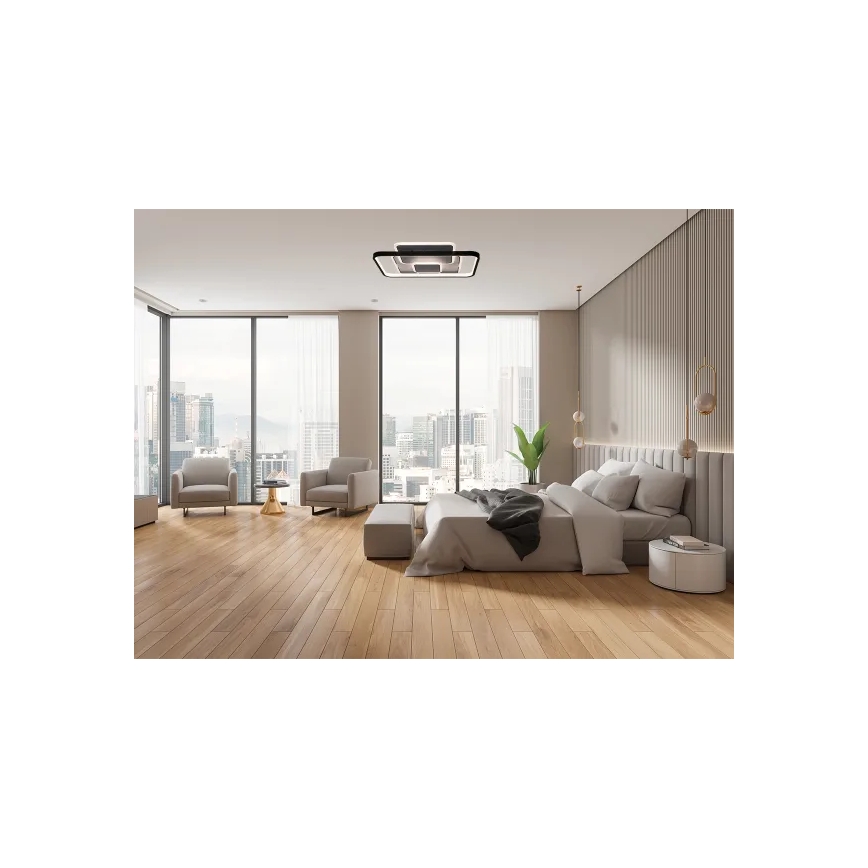 Iluminação de teto LED com regulação LED/110W/230V 3000-6500K branco + comando
