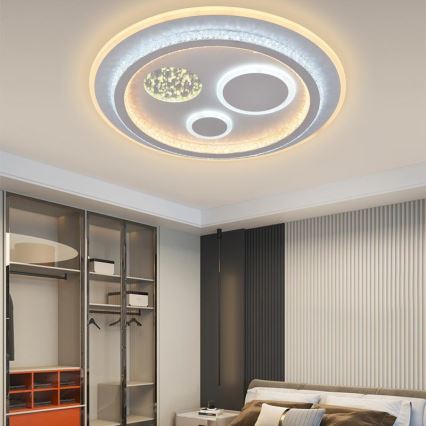 Iluminação de teto LED com regulação LED/110W/230V 3000-6500K + controlo remoto