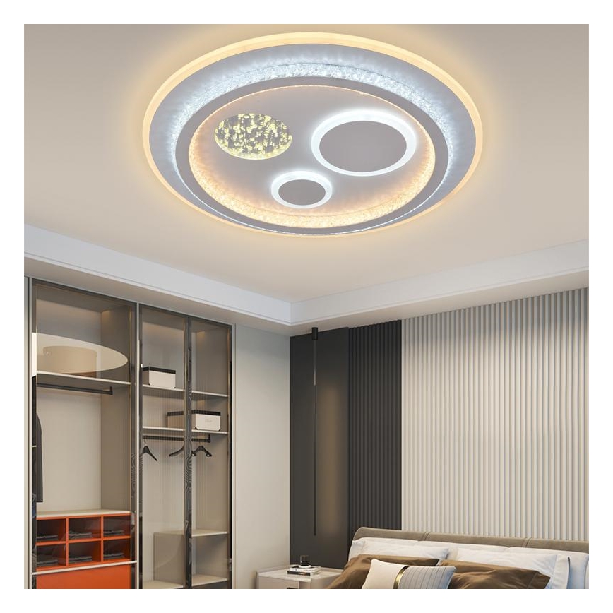 Iluminação de teto LED com regulação LED/110W/230V 3000-6500K + controlo remoto