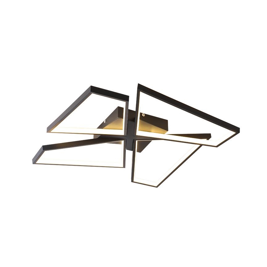 Iluminação de teto LED com regulação LED/115W/230V 3000-6500K preto + comando