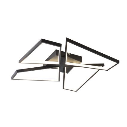 Iluminação de teto LED com regulação LED/115W/230V 3000-6500K preto + comando
