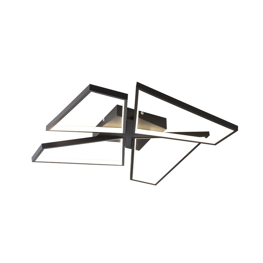 Iluminação de teto LED com regulação LED/115W/230V 3000-6500K preto + comando