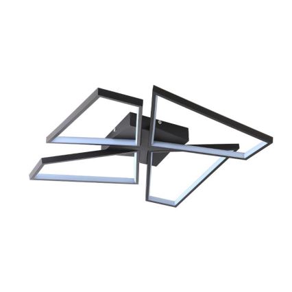 Iluminação de teto LED com regulação LED/115W/230V 3000-6500K preto + comando