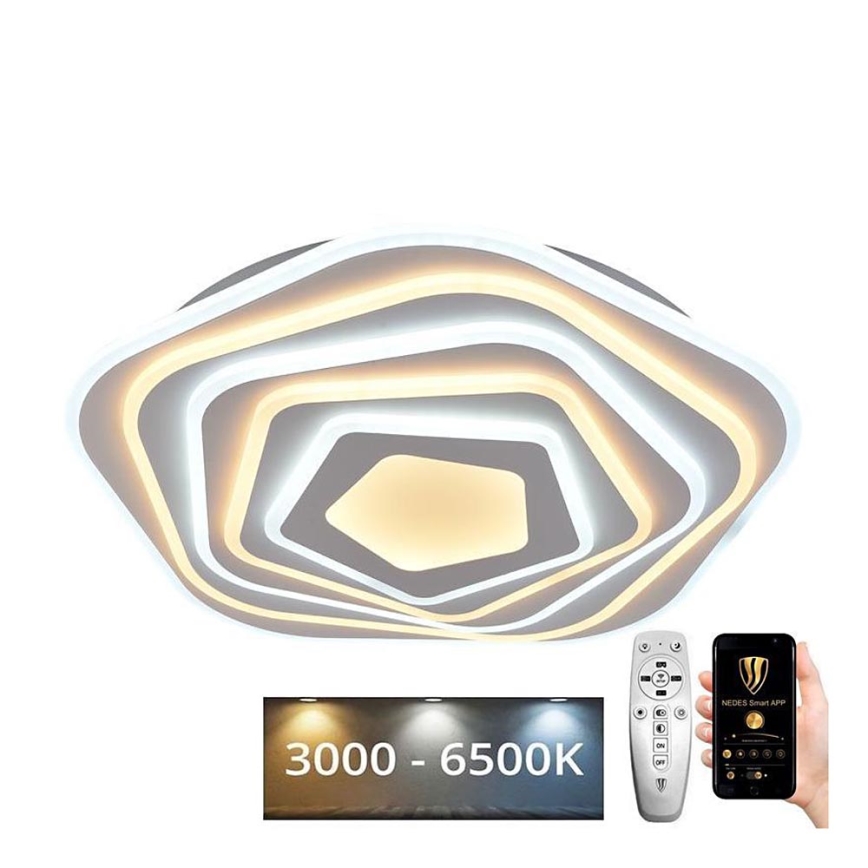 Iluminação de teto LED com regulação LED/125W/230V 3000-6500K + controlo remoto