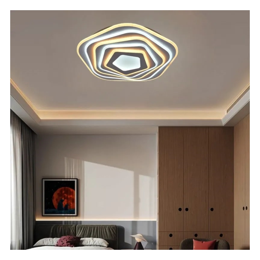 Iluminação de teto LED com regulação LED/125W/230V 3000-6500K + controlo remoto