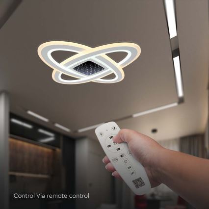 Iluminação de teto LED com regulação LED/130W/230V 3000-6500K + controlo remoto