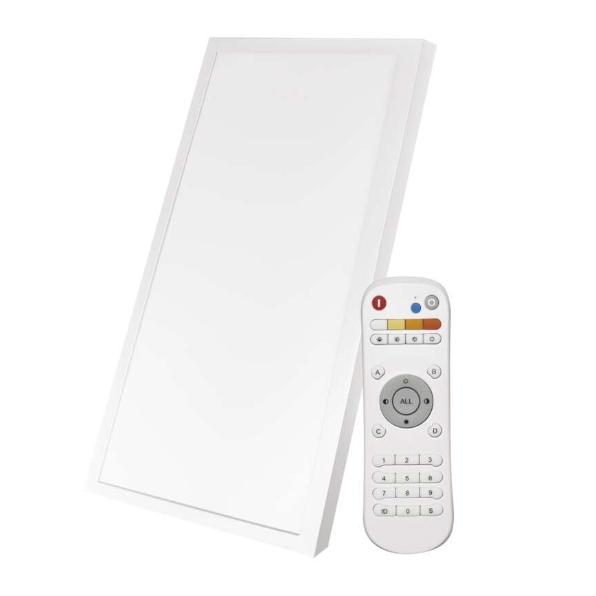 Iluminação de teto LED com regulação LED/25W/230V + controlo remoto retângulo 2700K-6500K
