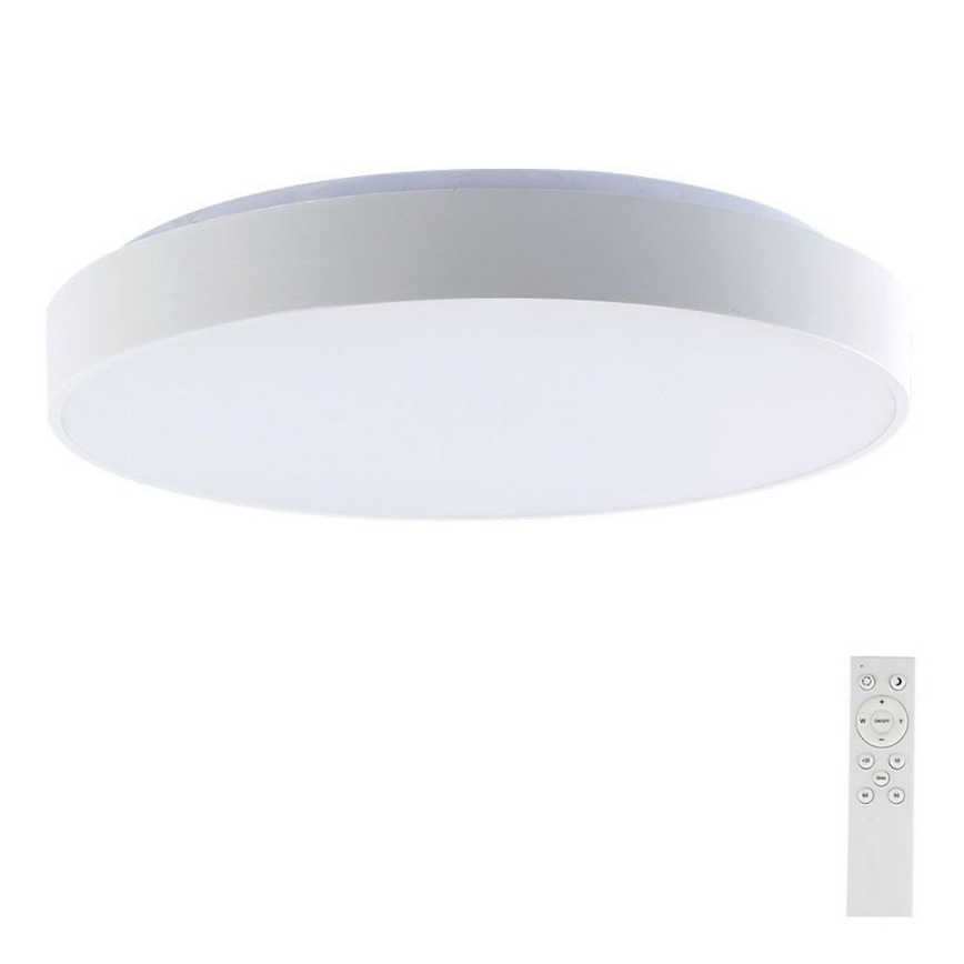 Iluminação de teto LED com regulação LED/40W/230V 3000-6500K 39,5 cm branco + comando