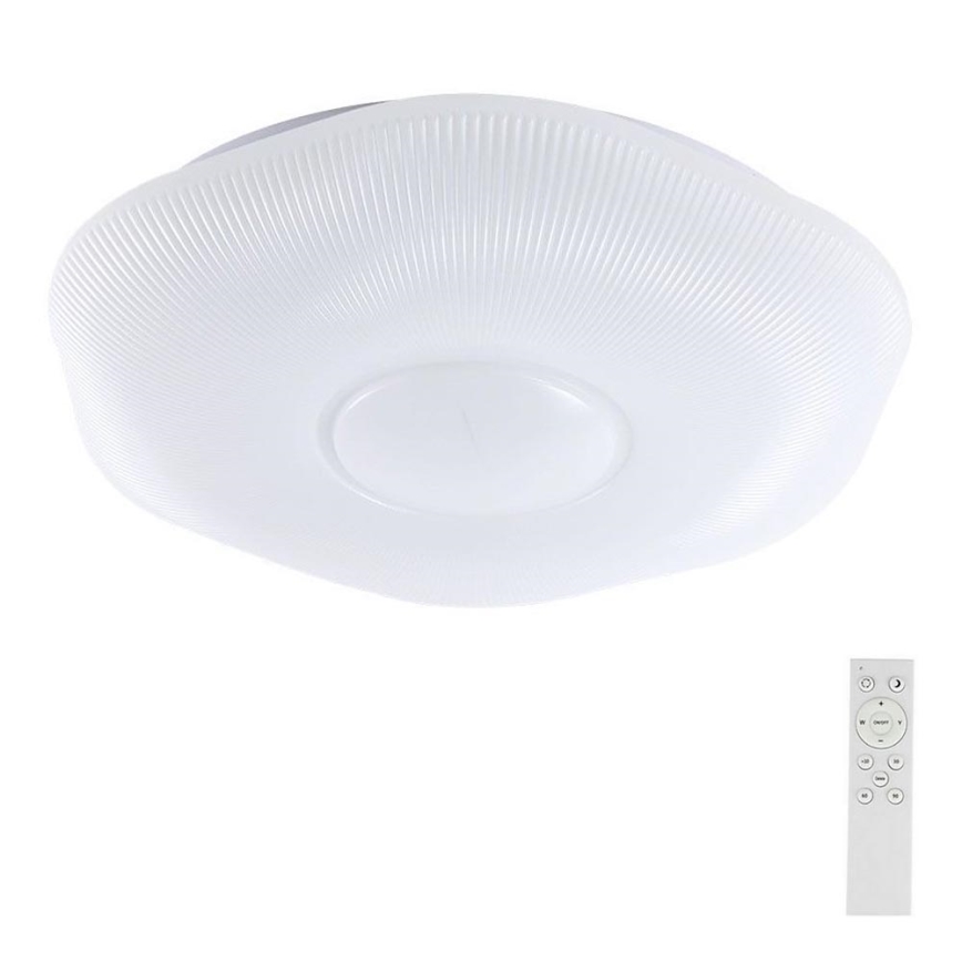 Iluminação de teto LED com regulação LED/40W/230V 3000-6500K 40 cm branco + comando