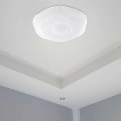 Iluminação de teto LED com regulação LED/40W/230V 3000-6500K 40 cm branco + comando