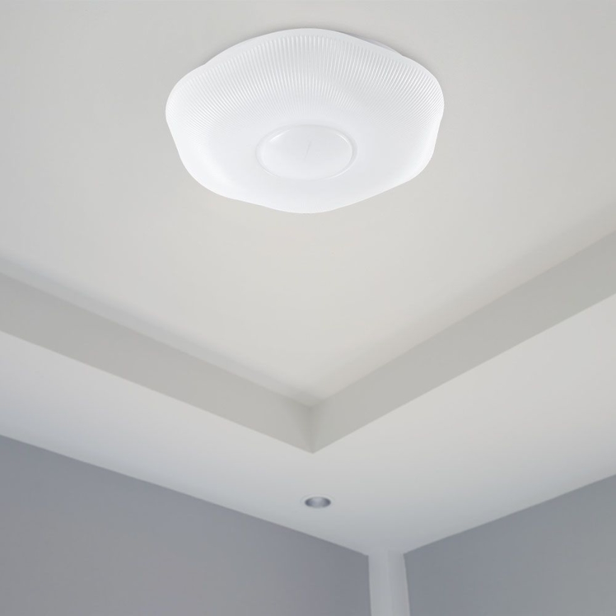 Iluminação de teto LED com regulação LED/40W/230V 3000-6500K 40 cm branco + comando