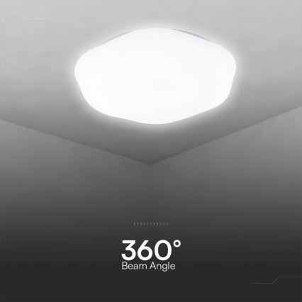 Iluminação de teto LED com regulação LED/40W/230V 3000-6500K 40 cm branco + comando