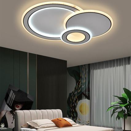 Iluminação de teto LED com regulação LED/40W/230V 3000-6500K + controlo remoto