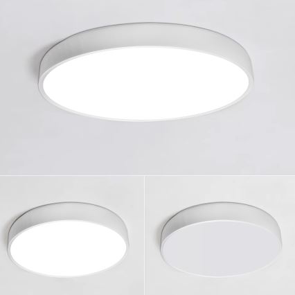 Iluminação de teto LED com regulação LED/40W/230V 3000-6500K diâmetro 40 cm branco + comando