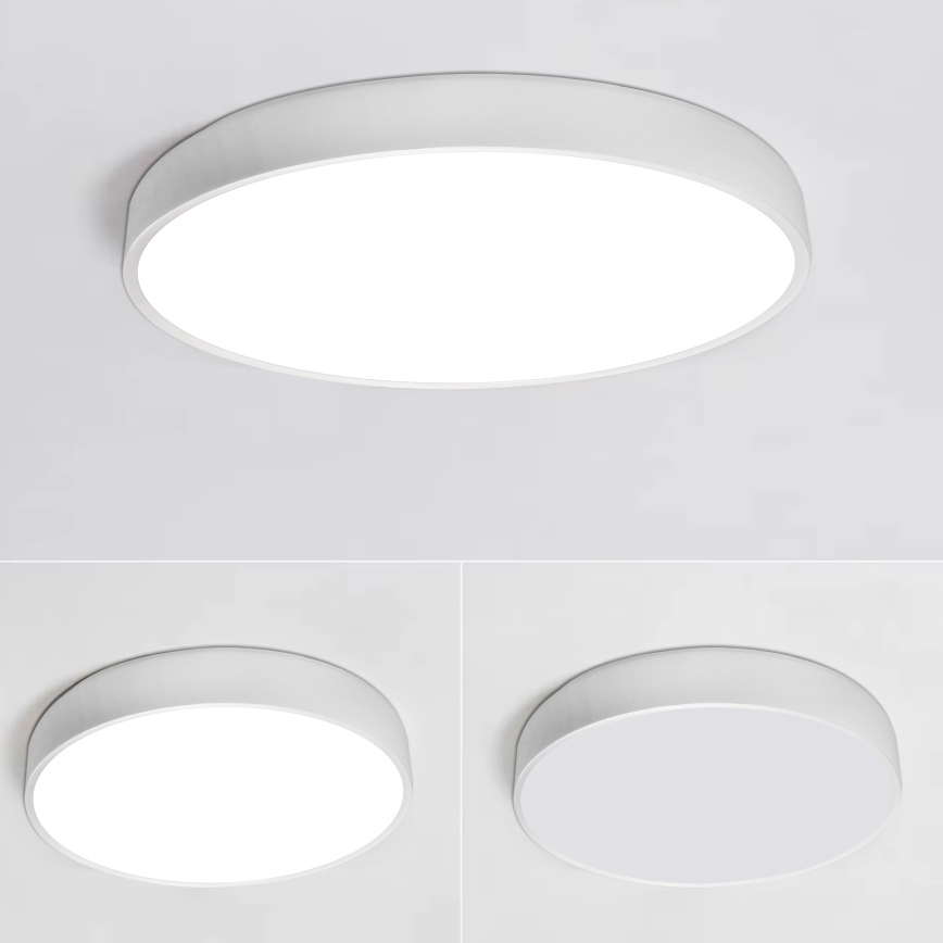 Iluminação de teto LED com regulação LED/40W/230V 3000-6500K diâmetro 40 cm branco + comando