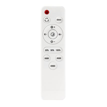 Iluminação de teto LED com regulação LED/40W/230V 3000-6500K diâmetro 40 cm branco + comando