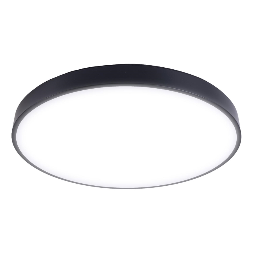Iluminação de teto LED com regulação LED/40W/230V 3000-6500K diâmetro 40 cm preto + comando