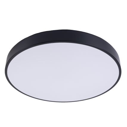 Iluminação de teto LED com regulação LED/40W/230V 3000-6500K diâmetro 40 cm preto + comando