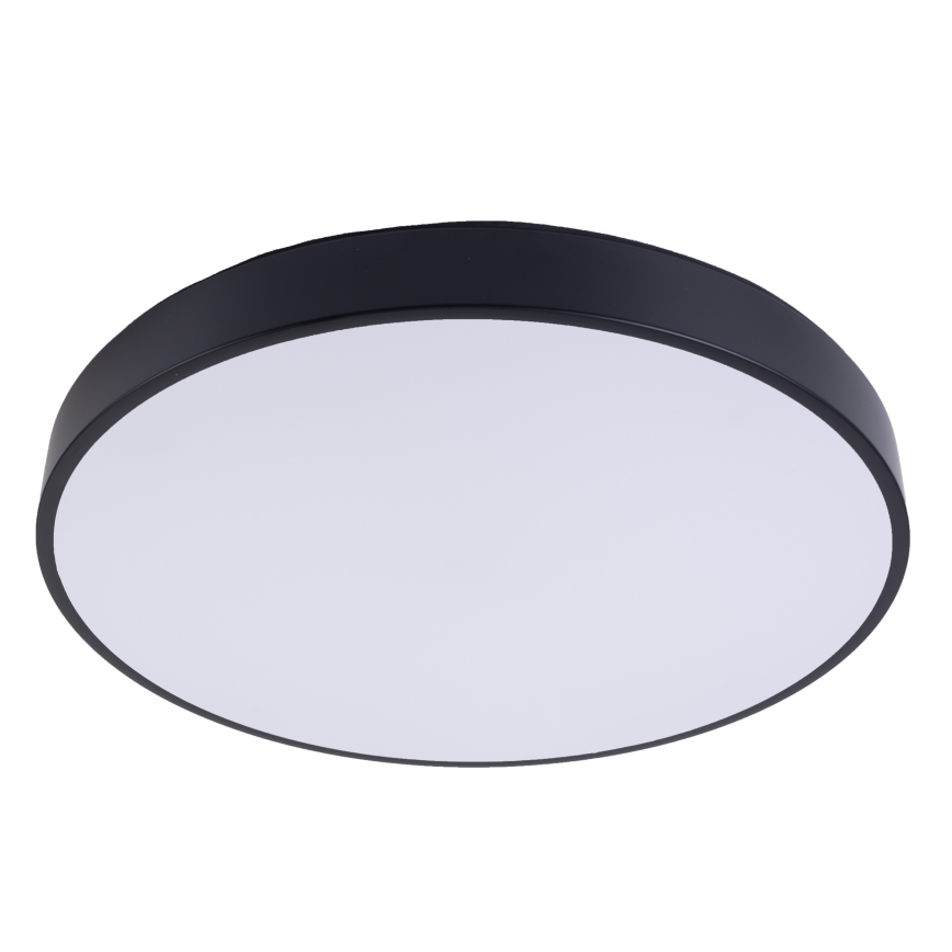 Iluminação de teto LED com regulação LED/40W/230V 3000-6500K diâmetro 40 cm preto + comando