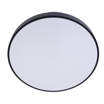 Iluminação de teto LED com regulação LED/40W/230V 3000-6500K diâmetro 40 cm preto + comando