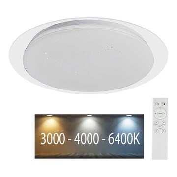 Iluminação de teto LED com regulação LED/40W/230V 3000K/4000K/6500K + controlo remoto