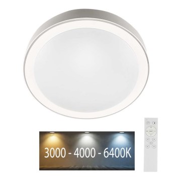 Iluminação de teto LED com regulação LED/40W/230V 3000K/4000K/6500K + controlo remoto