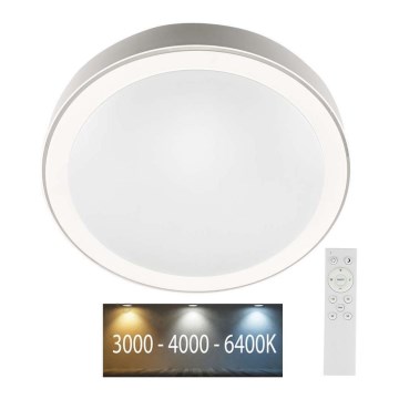 Iluminação de teto LED com regulação LED/40W/230V 3000K/4000K/6500K + controlo remoto
