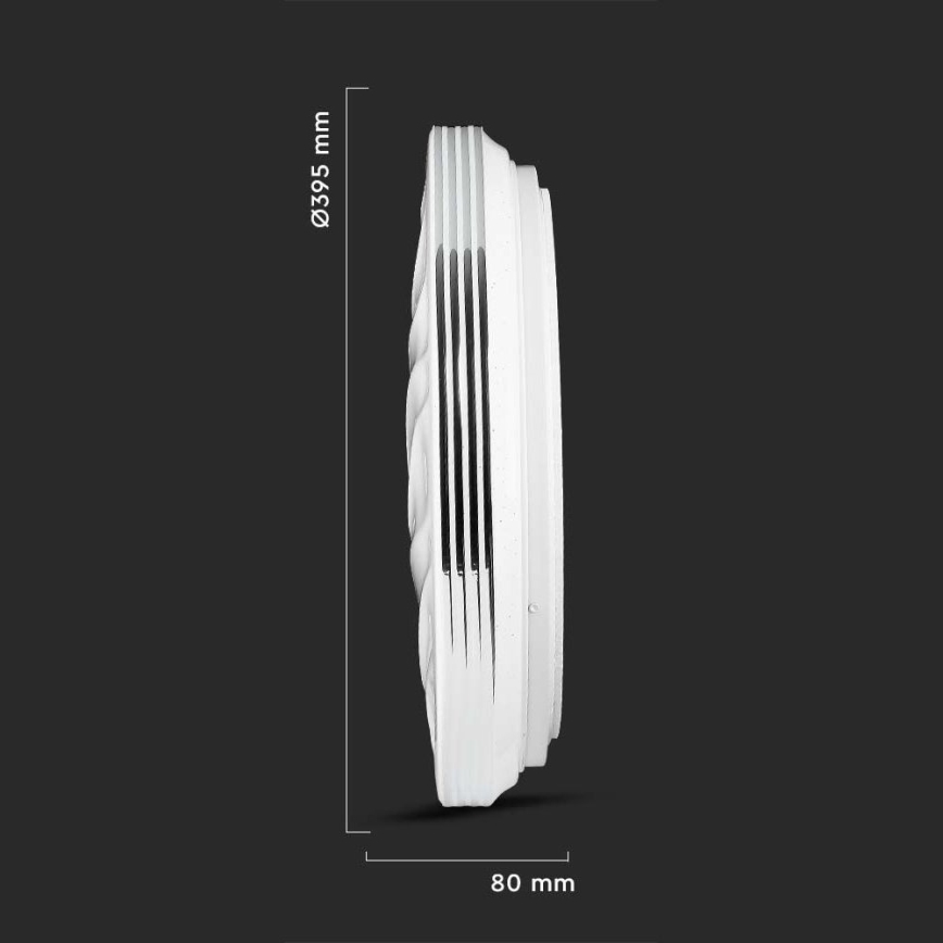 Iluminação de teto LED com regulação LED/40W/230V 3000K/4000K/6500K + controlo remoto