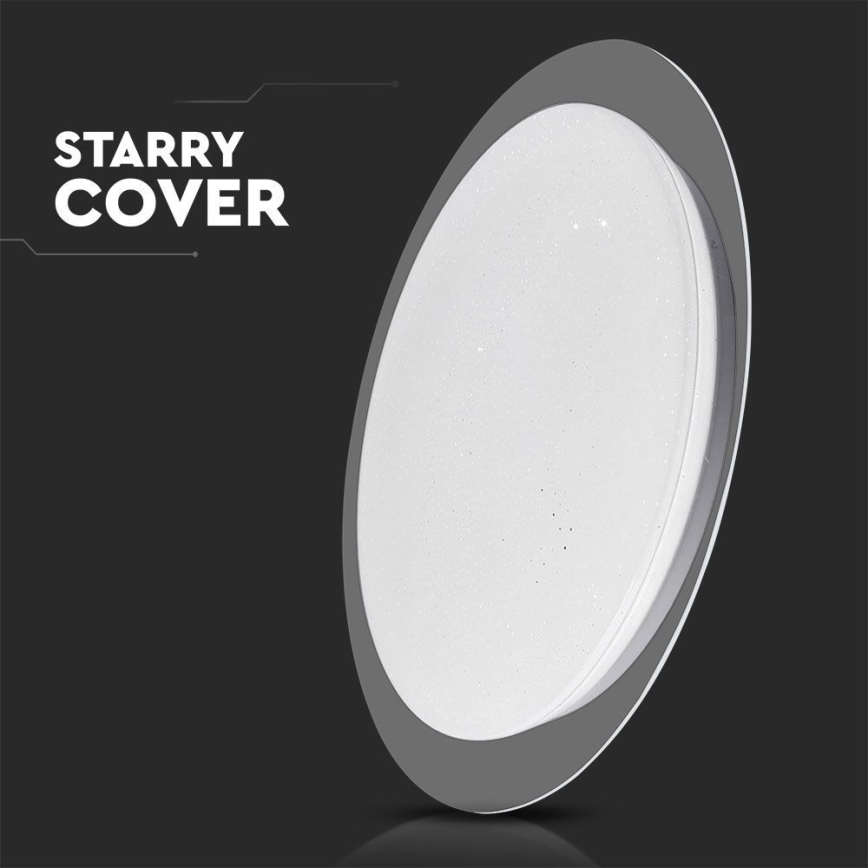 Iluminação de teto LED com regulação LED/40W/230V 3000K/4000K/6500K + controlo remoto