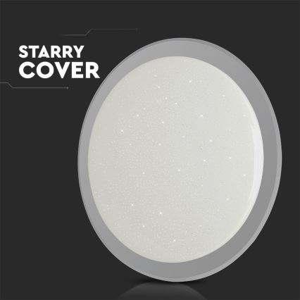 Iluminação de teto LED com regulação LED/40W/230V 3000K/4000K/6500K diâmetro 56,5 cm + comando