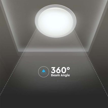 Iluminação de teto LED com regulação LED/40W/230V 3000K/4000K/6500K diâmetro 56,5 cm + comando