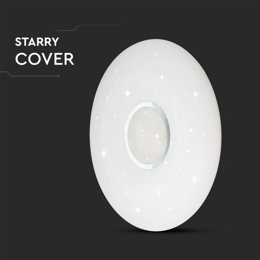 Iluminação de teto LED com regulação LED/40W/230V 3000K/4000K/6500K + controlo remoto