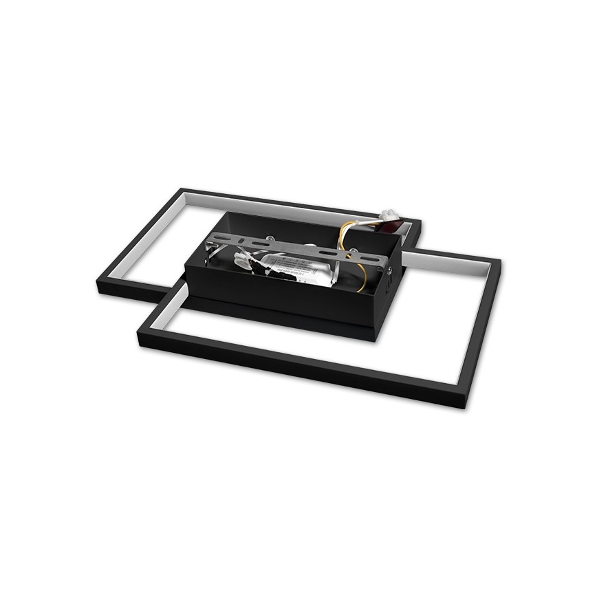 Iluminação de teto LED com regulação LED/45W/230V 3000-6500K preto + comando