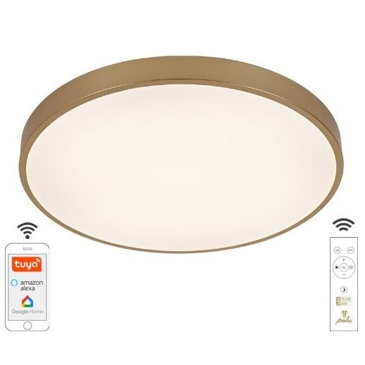 Iluminação de teto LED com regulação LED/48W/230V 2700-6500K Wi-Fi Tuya + controlo remoto