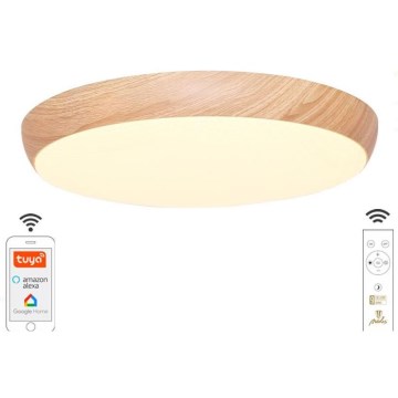 Iluminação de teto LED com regulação LED/48W/230V 2700-6500K Wi-Fi Tuya + controlo remoto