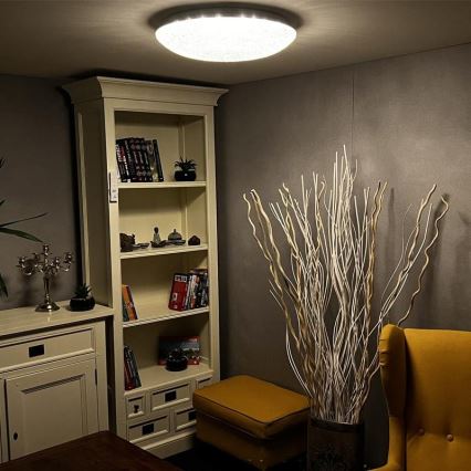 Iluminação de teto LED com regulação LED/48W/230V 2700-6500K Wi-Fi Tuya + controlo remoto