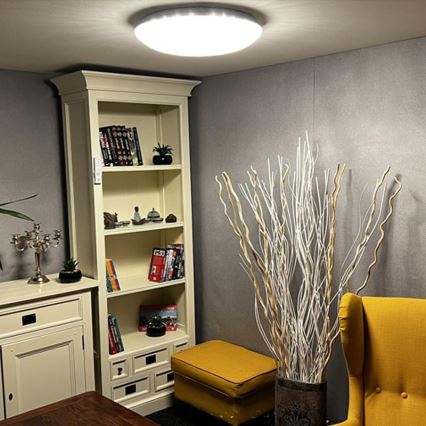 Iluminação de teto LED com regulação LED/48W/230V 2700-6500K Wi-Fi Tuya + controlo remoto