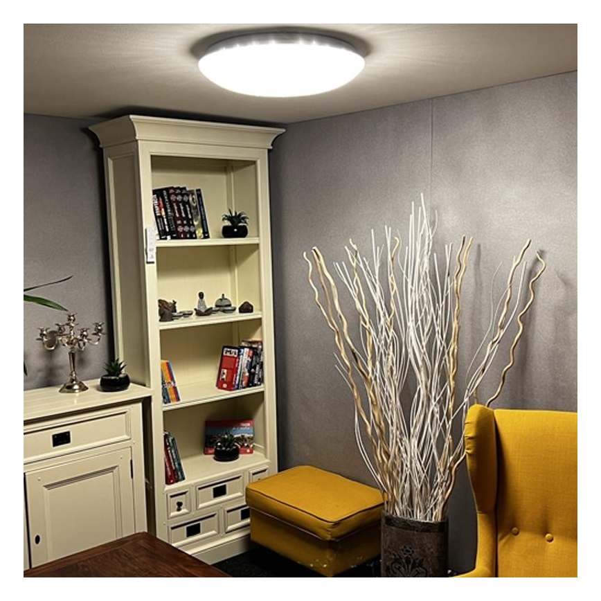 Iluminação de teto LED com regulação LED/48W/230V 2700-6500K Wi-Fi Tuya + controlo remoto