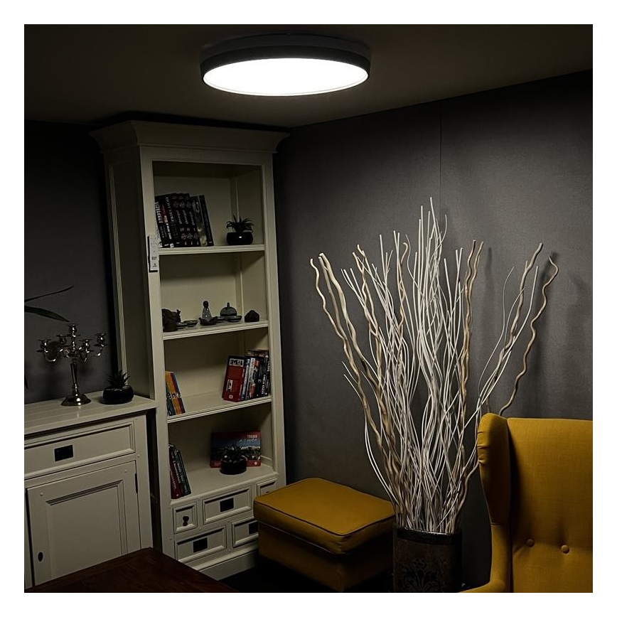 Iluminação de teto LED com regulação LED/48W/230V 2700-6500K Wi-Fi Tuya + controlo remoto