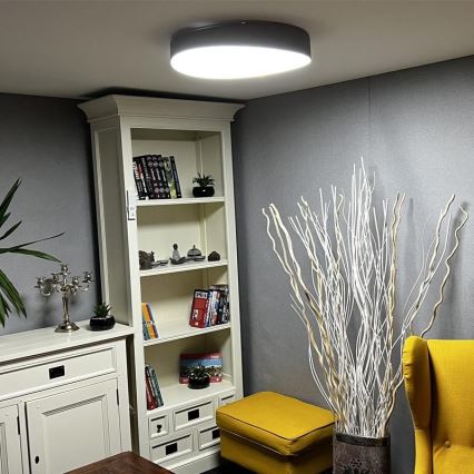 Iluminação de teto LED com regulação LED/48W/230V 2700-6500K Wi-Fi Tuya + controlo remoto