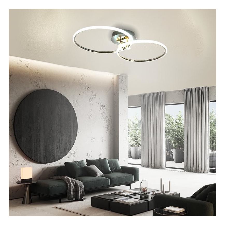Iluminação de teto LED com regulação LED/48W/230V 3000-6500K + comando