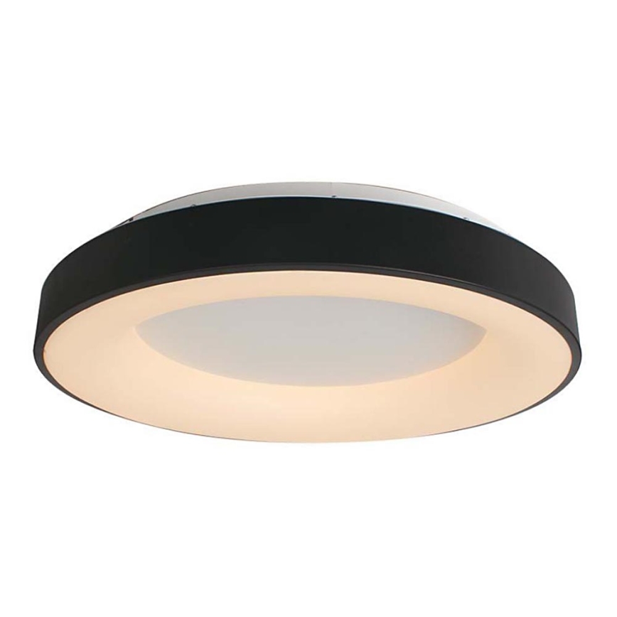 Iluminação de teto LED com regulação LED/49W/230V 3000K diâmetro 60 cm preto