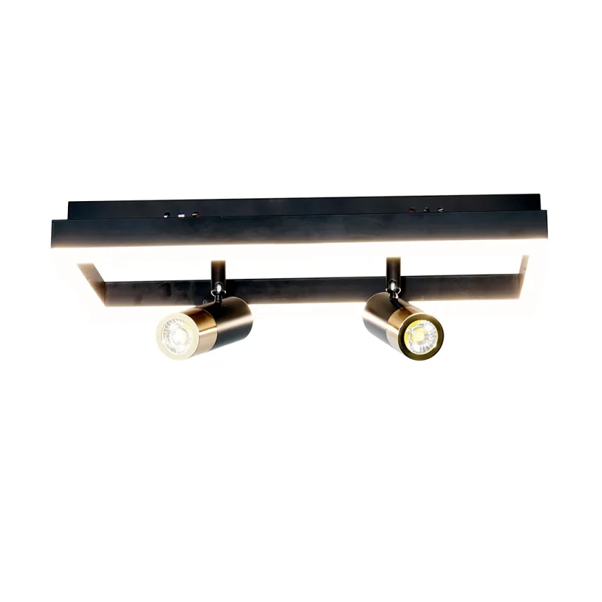 Iluminação de teto LED com regulação LED/50W/230V 3000-6500K preto + comando