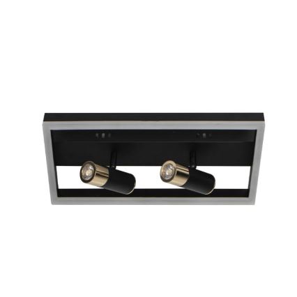 Iluminação de teto LED com regulação LED/50W/230V 3000-6500K preto + comando
