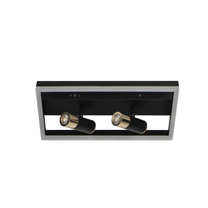 Iluminação de teto LED com regulação LED/50W/230V 3000-6500K preto + comando