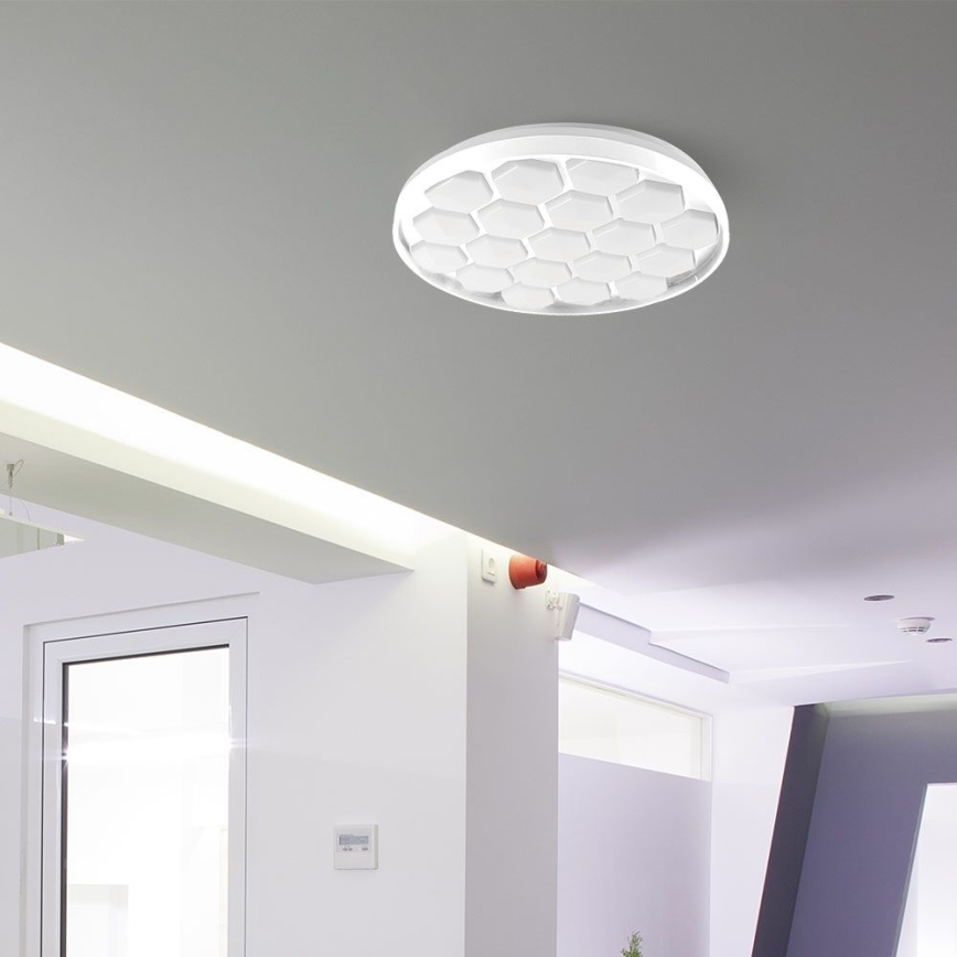Iluminação de teto LED com regulação LED/60W/230V 3000/4000/6500K + comando