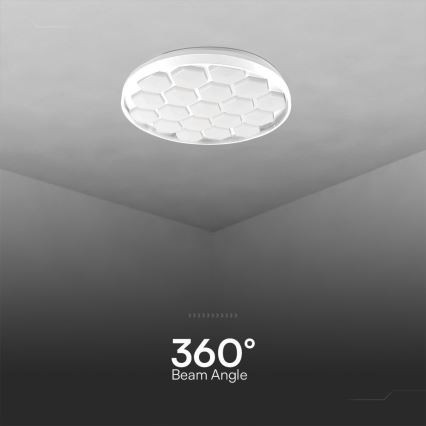 Iluminação de teto LED com regulação LED/60W/230V 3000/4000/6500K + comando