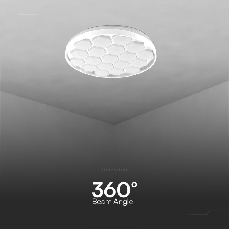Iluminação de teto LED com regulação LED/60W/230V 3000/4000/6500K + comando